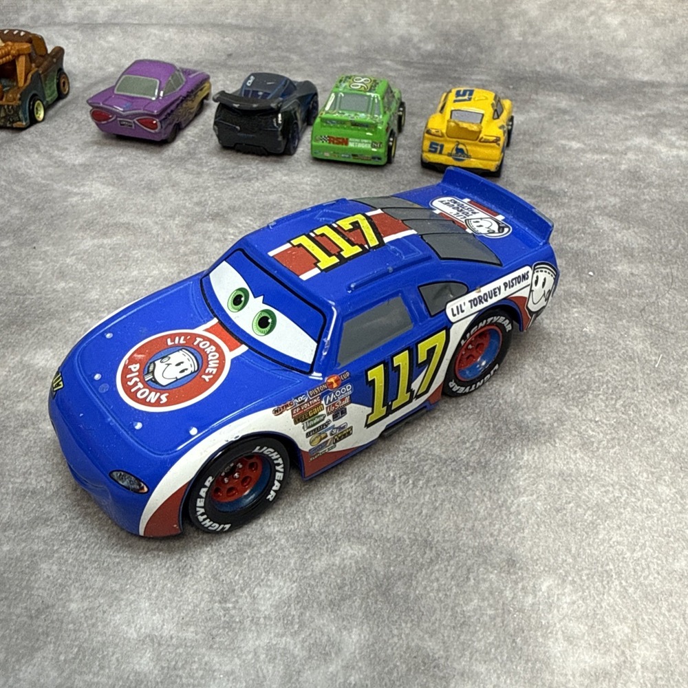 Disney Pixar Cars Mini Racers Lot Mater Ramone Cruz XRSJackson Hicks Lil Torquey - Picture 9 of 12
